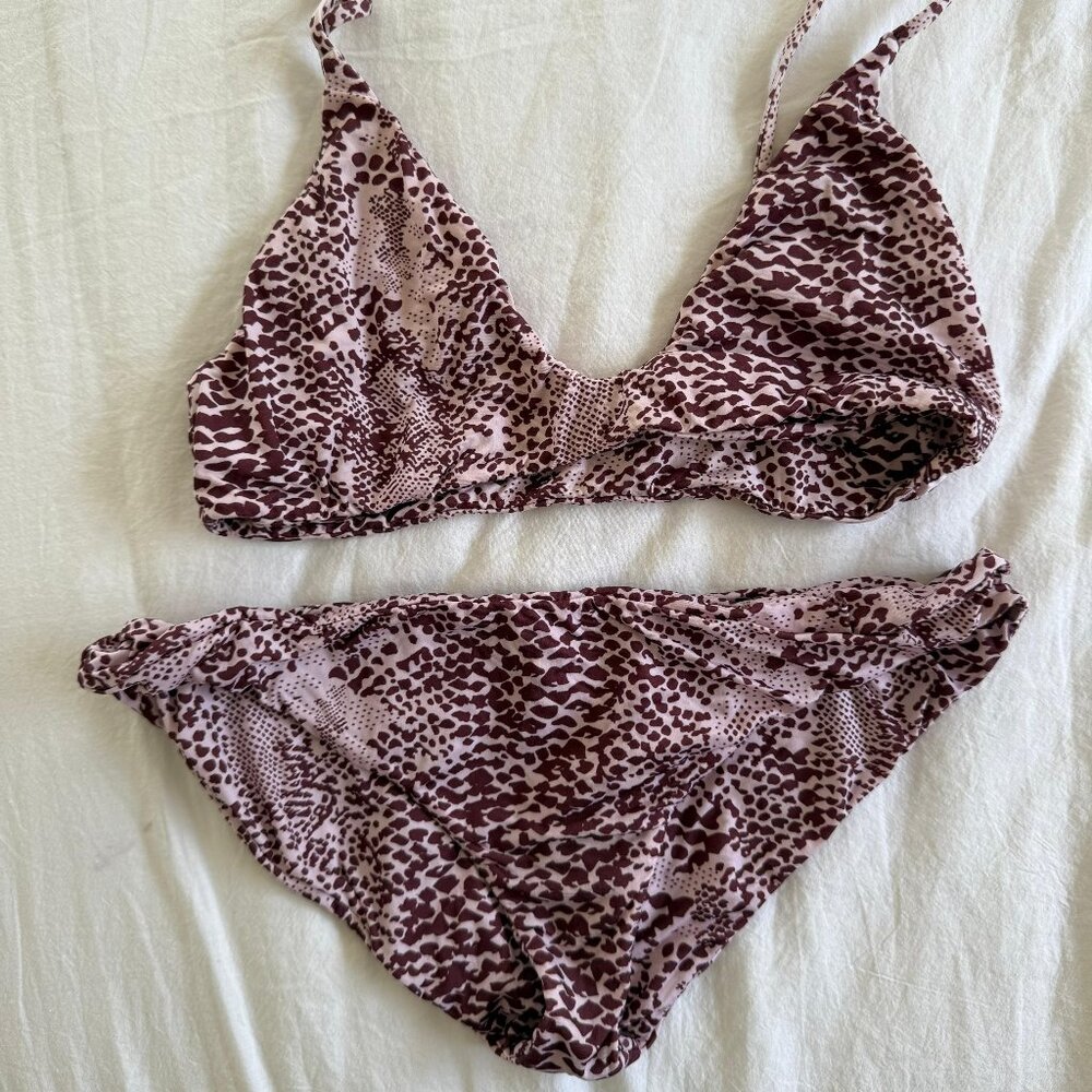 MAI Animal Print Bikini Set Size Small